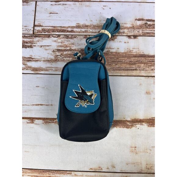 Handbags - San Jose Sharks Purse Plus XL with Touch Screen with Embroidered Logo
